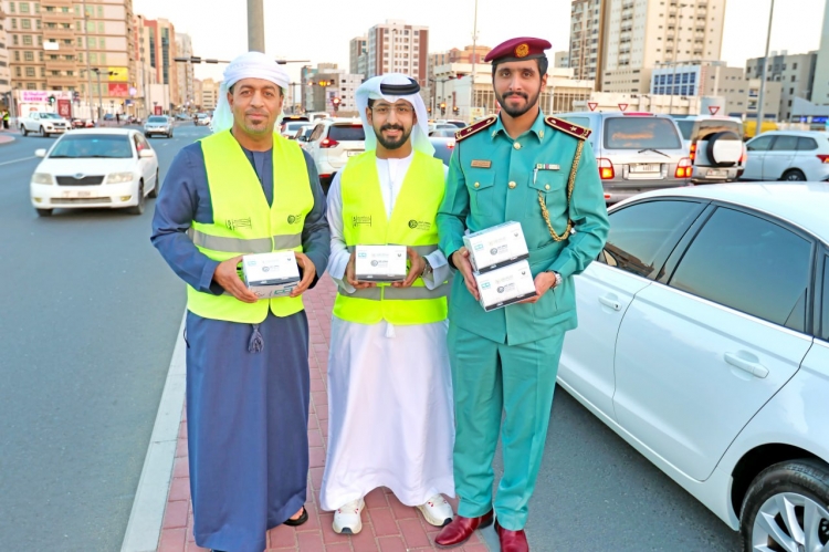 مركز شرطة الحميدية الشامل ينفذ مبادرة &quot; كسر الصيام &quot; بالتعاون مع جمعية الإحسان الخيرية وبرنامج رمضان أمان