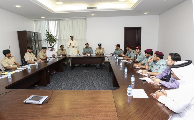 شرطة عجمان تزور القيادة العامة لشرطة دبي للإطلاع على أفضل الممارسات في التميز المؤسسي