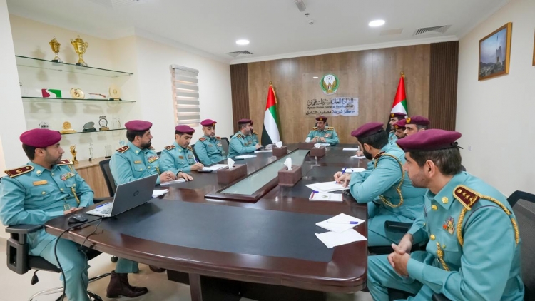 اللواء الشيخ سلطان بن عبد الله النعيمي يتفقد مركز شرطة مصفوت الشامل ويشيد بخدمة المتعاملين المتميزة