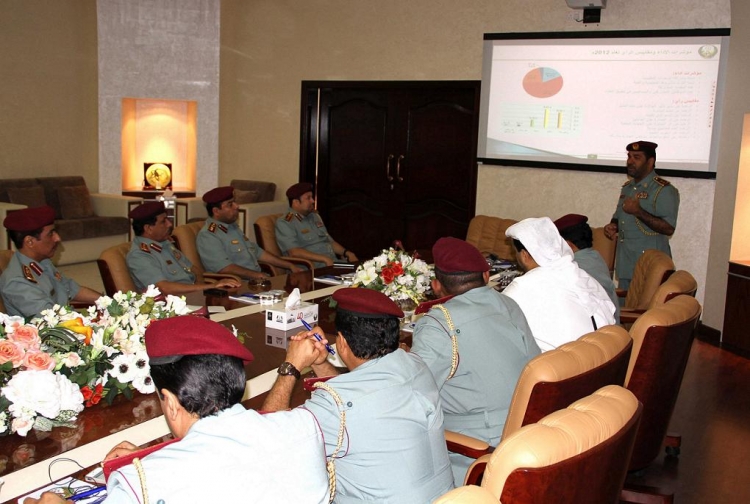ورشة عمل لشرح نظام جائزة وزير الداخلية للدورة الثانية بشرطة عجمان