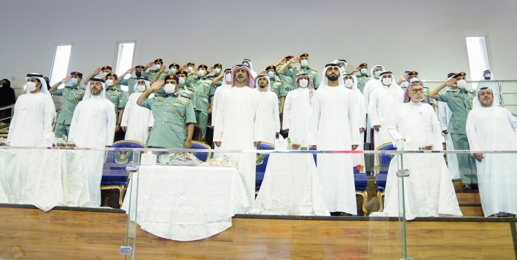 سمو الشيخ عمار النعيمي يشهد تخريج طلبة شرطة المستقبل في دورتها الثالثة والعشرين للذكور والخامسة للإناث