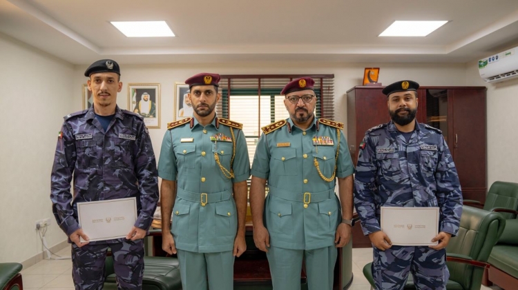 شرطة عجمان تكرم نخبة من موظفيها المتميزين