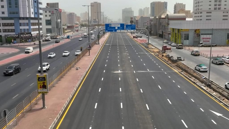اللجنة المرورية بإمارة عجمان تفتتح المرحلة الأولى من مشروع تطوير شارع الاتحاد