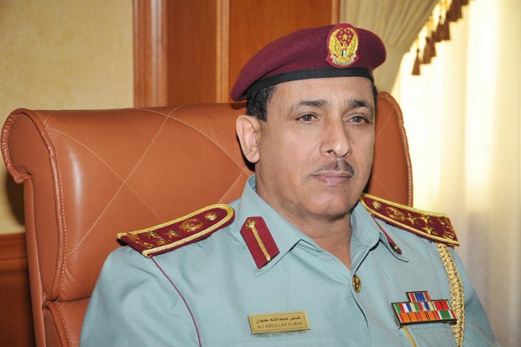قائد عام شرطة عجمان في مقابلة مع جريدة الإمارات اليوم