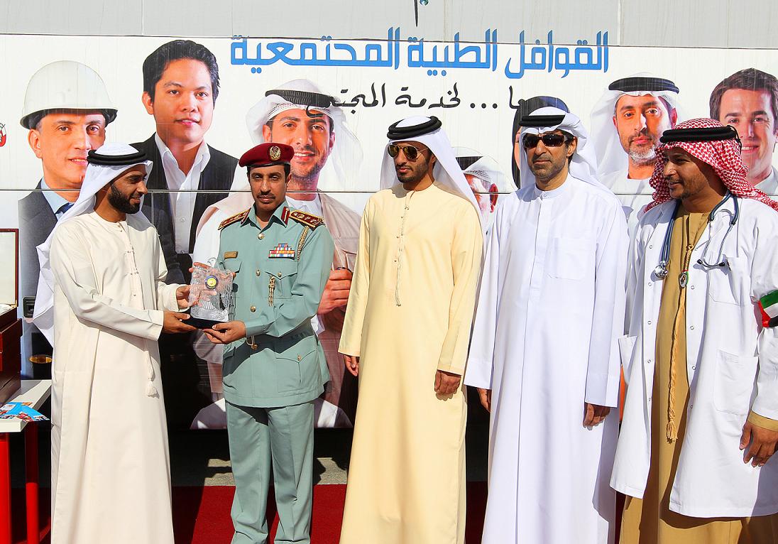 تدشين مهرجان التلاحم الإجتماعي والمستشفى الإماراتي الإنساني العالمي المتنقل في عجمان