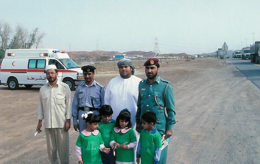 مركز شرطة المنامة يشارك في حملة بيتي رئتي