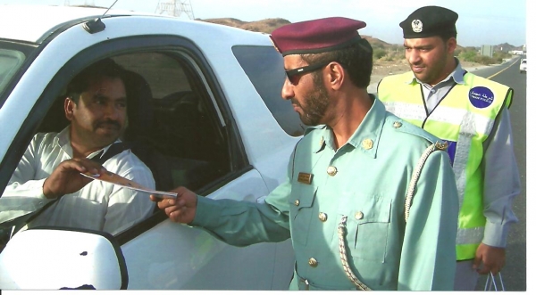شرطة المنامة تشارك  في فعاليات أسبوع المرور