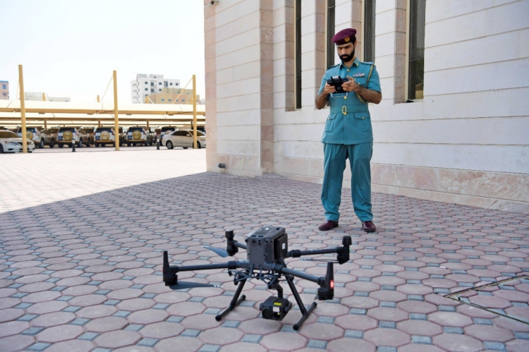مركز الدعم الجوي &quot; Drone &quot; يعزز الأمن والأمان بتنفيذ 319 مهمة أمنية ومرورية