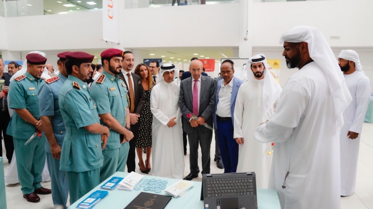 وفد شرطة عجمان يشيد بالمستوى المتميز لمشاريع التخرج في بجامعة المدينة عجمان