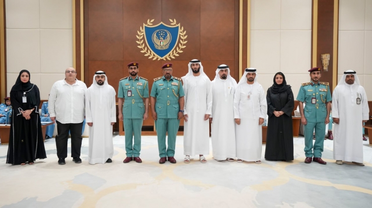 مركز شرطة النعيمية يكرم الشركاء الداعمين والموظفين المتميزين