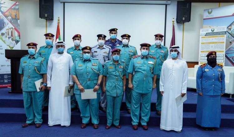 تخريج 4 دورات تدريبية بالقيادة العامة لشرطة عجمان