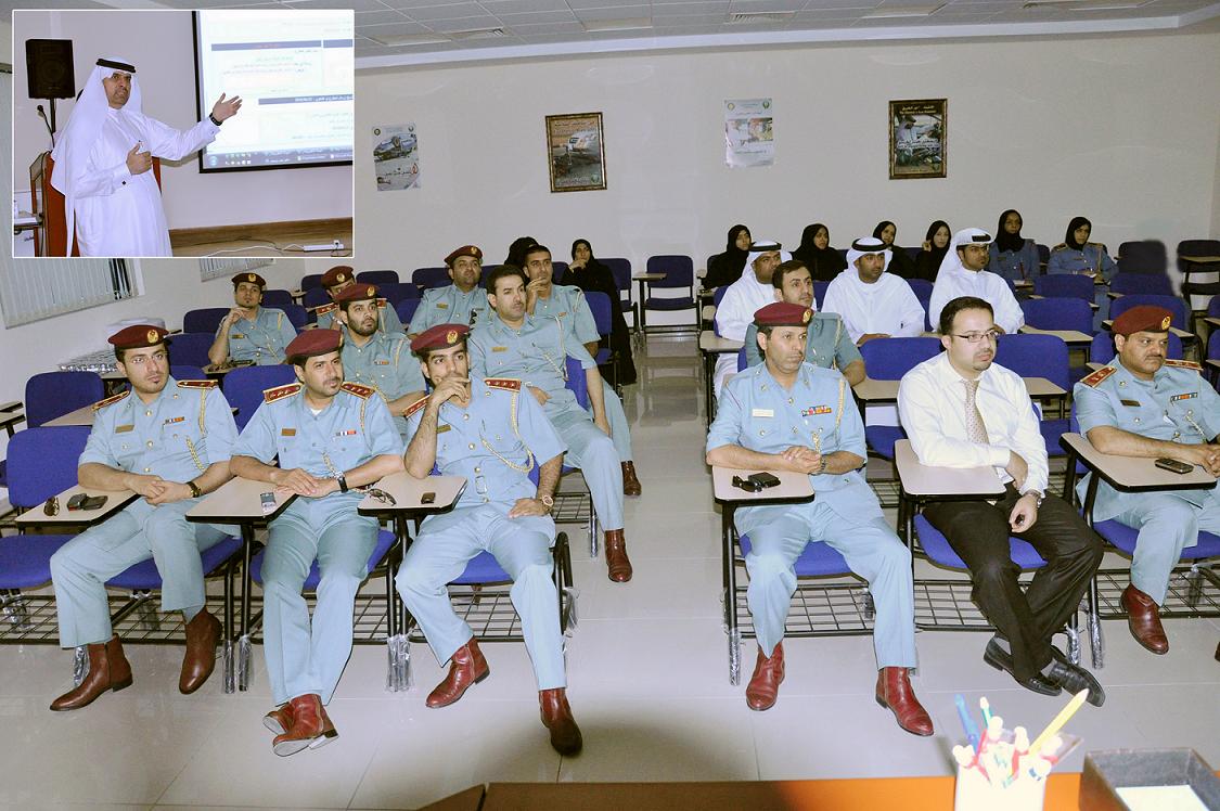 إجتماع في إدارة المرور بعجمان لإستعراض برنامج الشكاوي والمقترحات